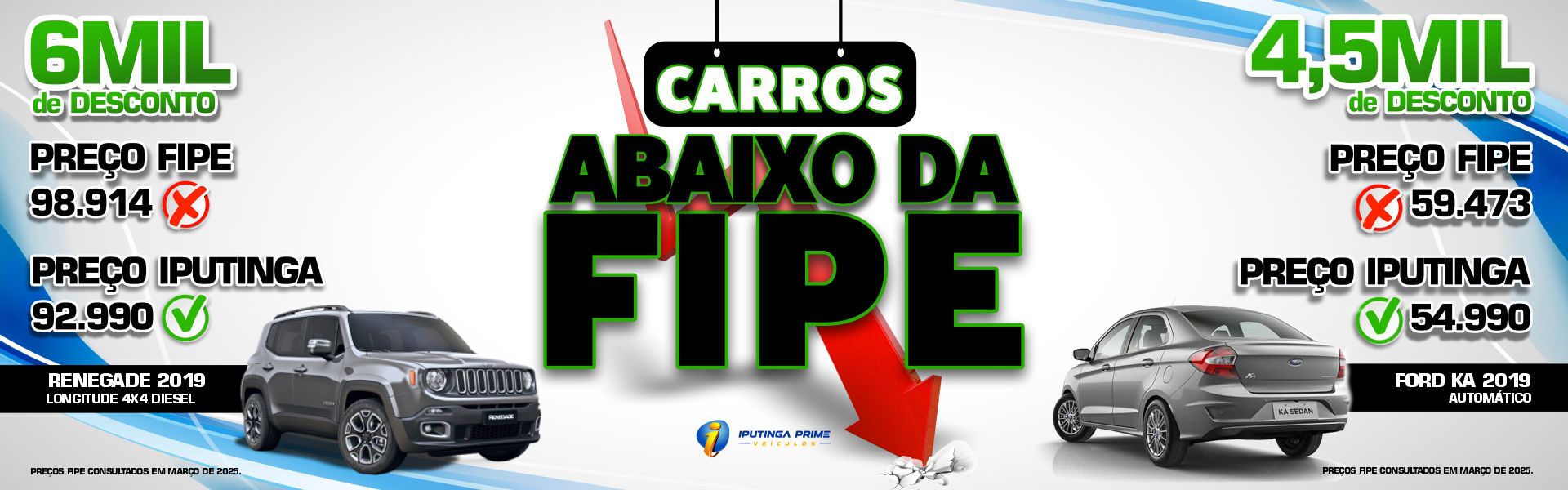 ABAIXO DA FIPE ABRIL